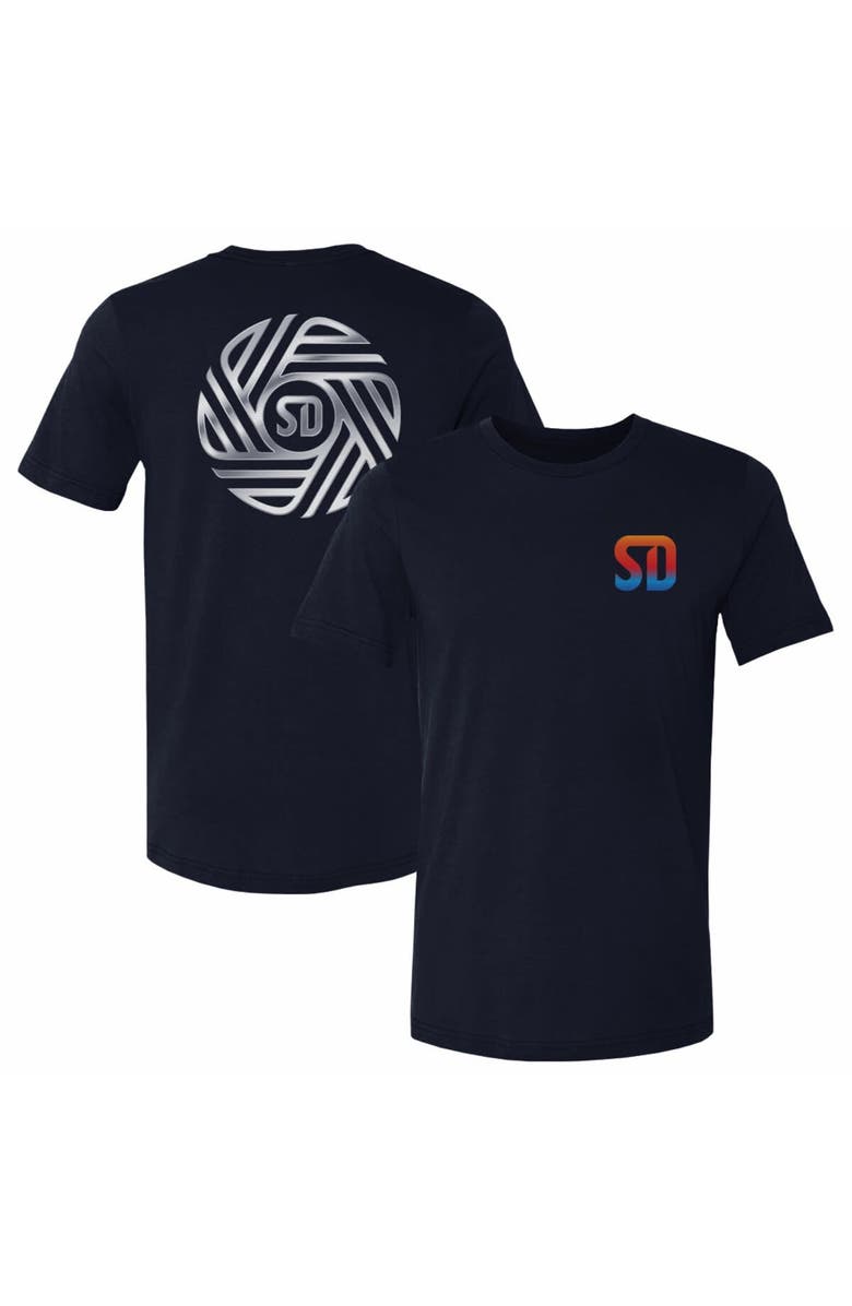 500 LEVEL Men's 500 Level  Navy San Diego FC Flow T-Shirt, Main, color, 