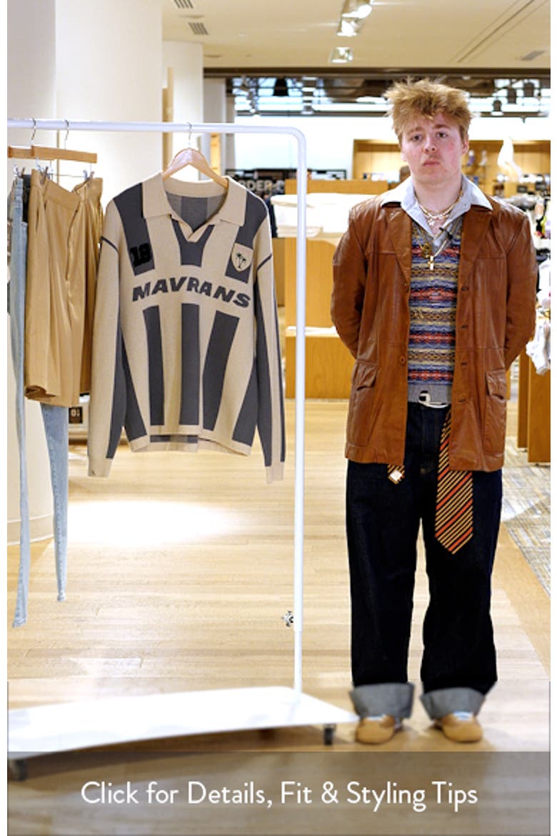Stripe Long Sleeve Knit Soccer Jersey video