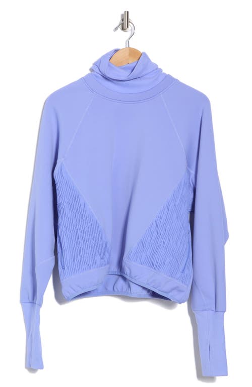 Free People Keepin Cozy Run Pullover In Bluebell
