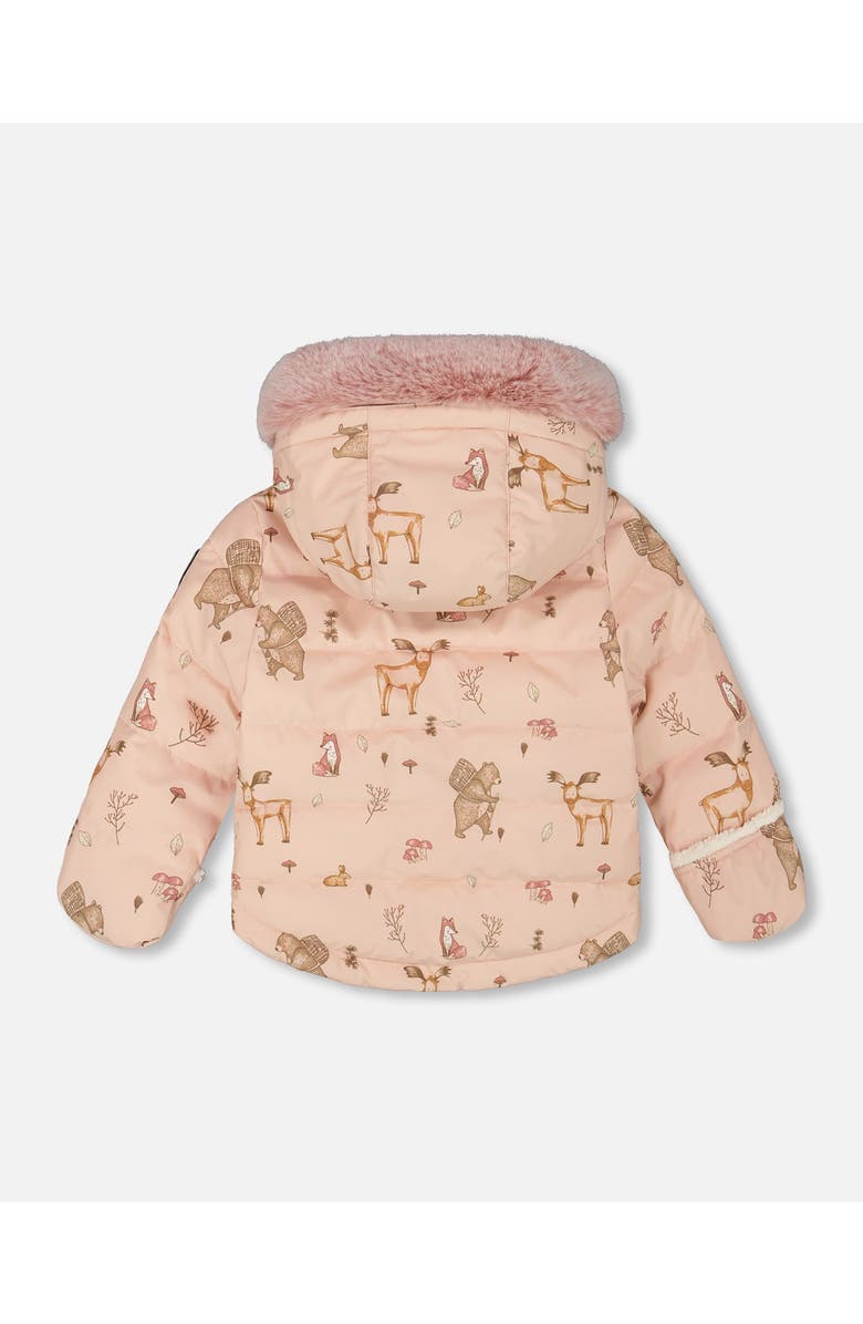 Deux par Deux Two-Piece Snug Snowsuit, Alternate, color, Dusty Pink