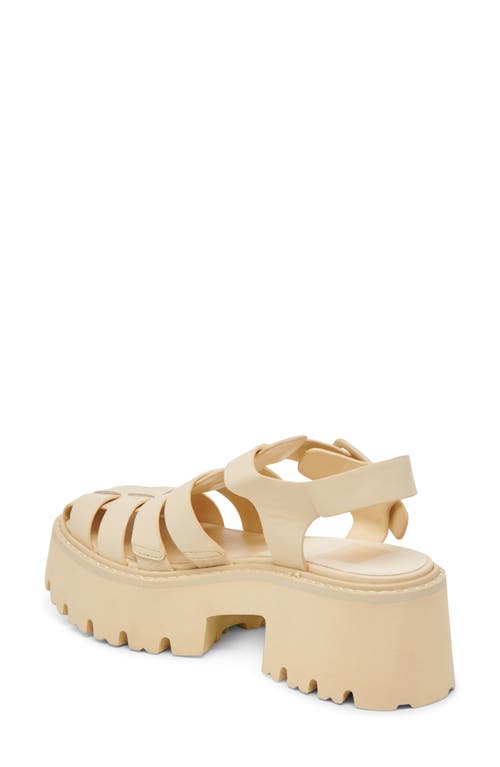 Dolce Vita Lasly Platform Fisherman Sandal In Yellow
