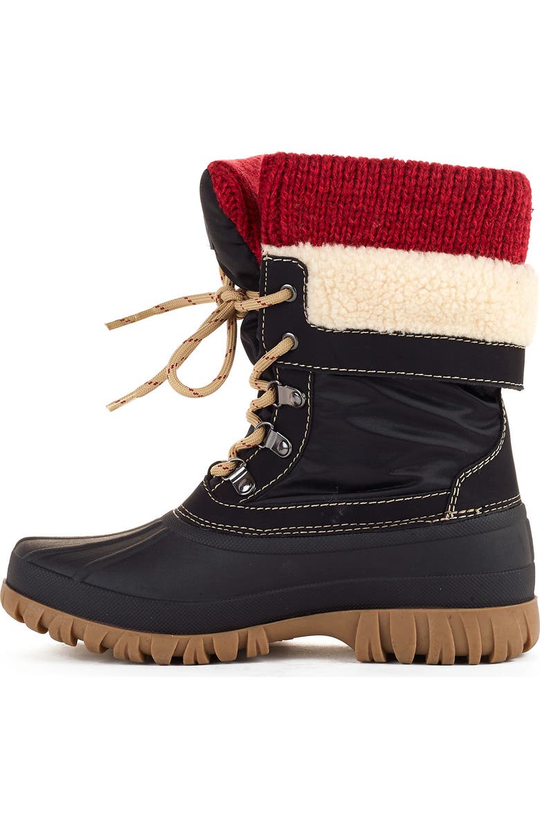 Cougar Creek Waterproof Faux Shearling Lined Snow Boot, Alternate, color,