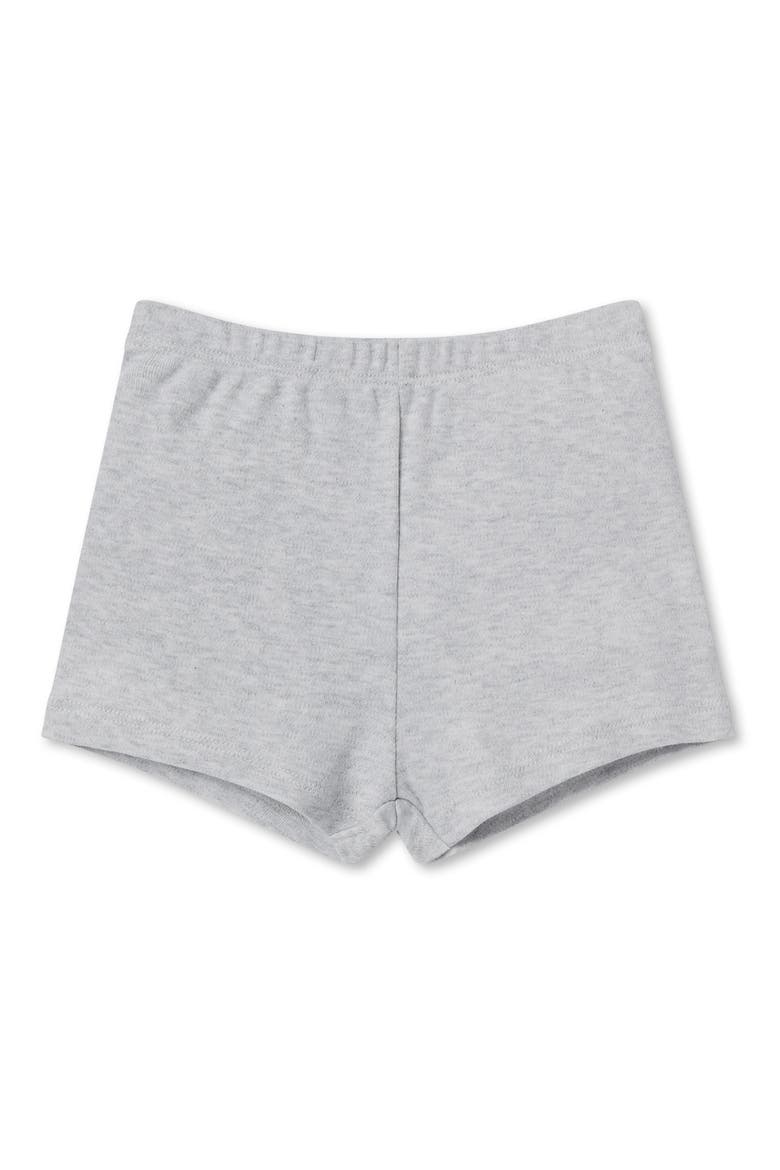 Snoozy Fitted Two-Piece Graphic Short Pajamas, Alternate, color, GREY MARL