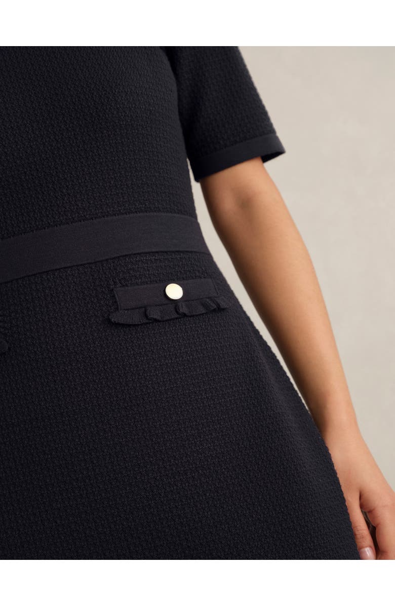 HOBBS LONDON Petra Knitted Dress, Alternate, color, Hobbs Navy