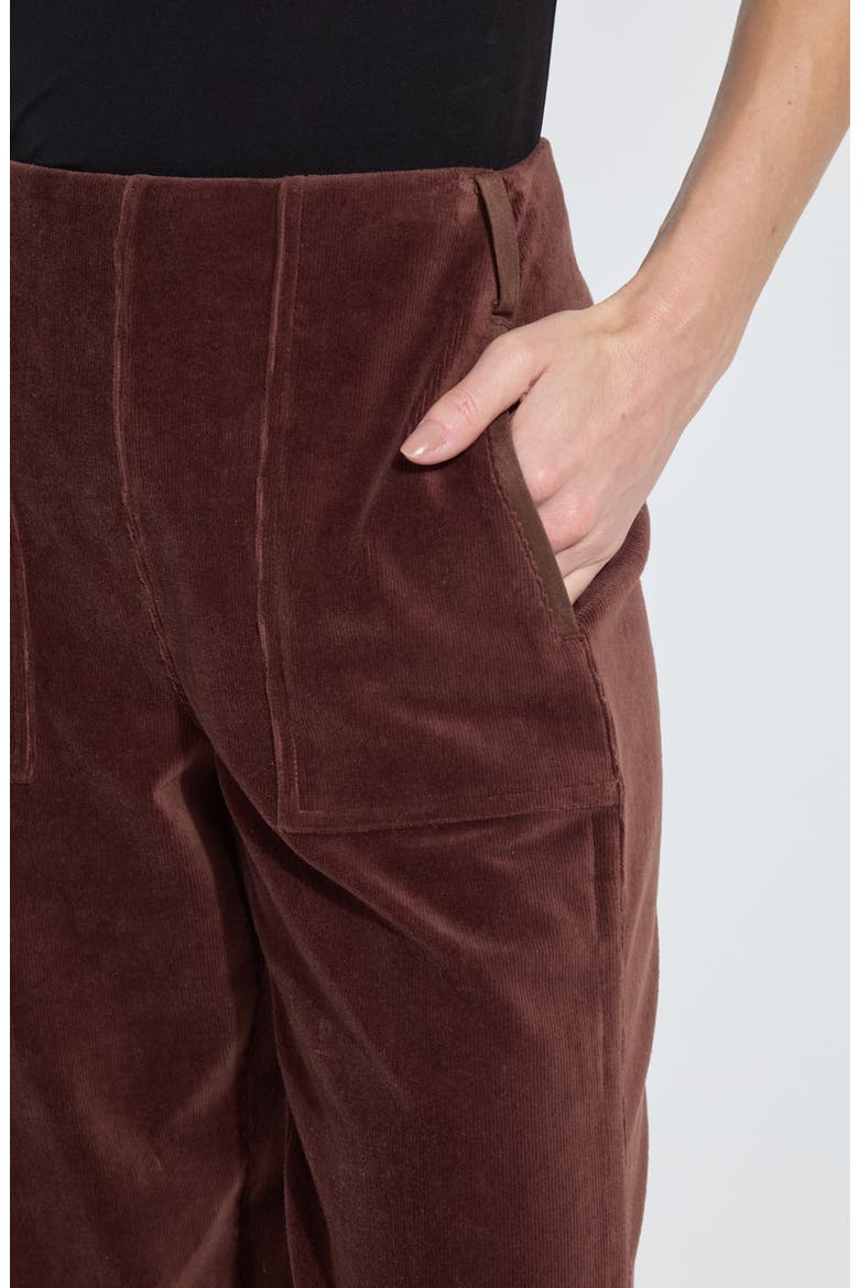 Tatum Corduroy Crop Barrel Leg Pants, Alternate, color, PL WOOD