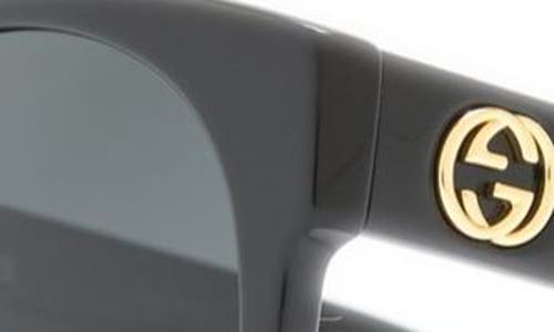 Gucci 56mm Round Sunglasses