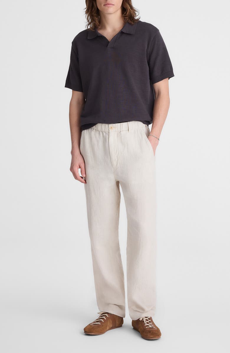 Madewell Linen Pull-On Pants, Alternate, color, Bleached