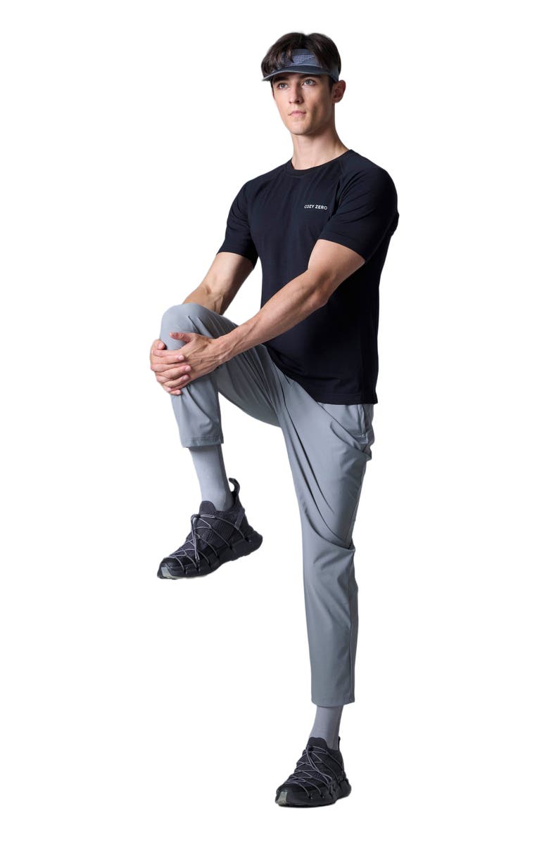 COZY ZERO Tech Merino Light Weight Daily Tee, Alternate, color, Black