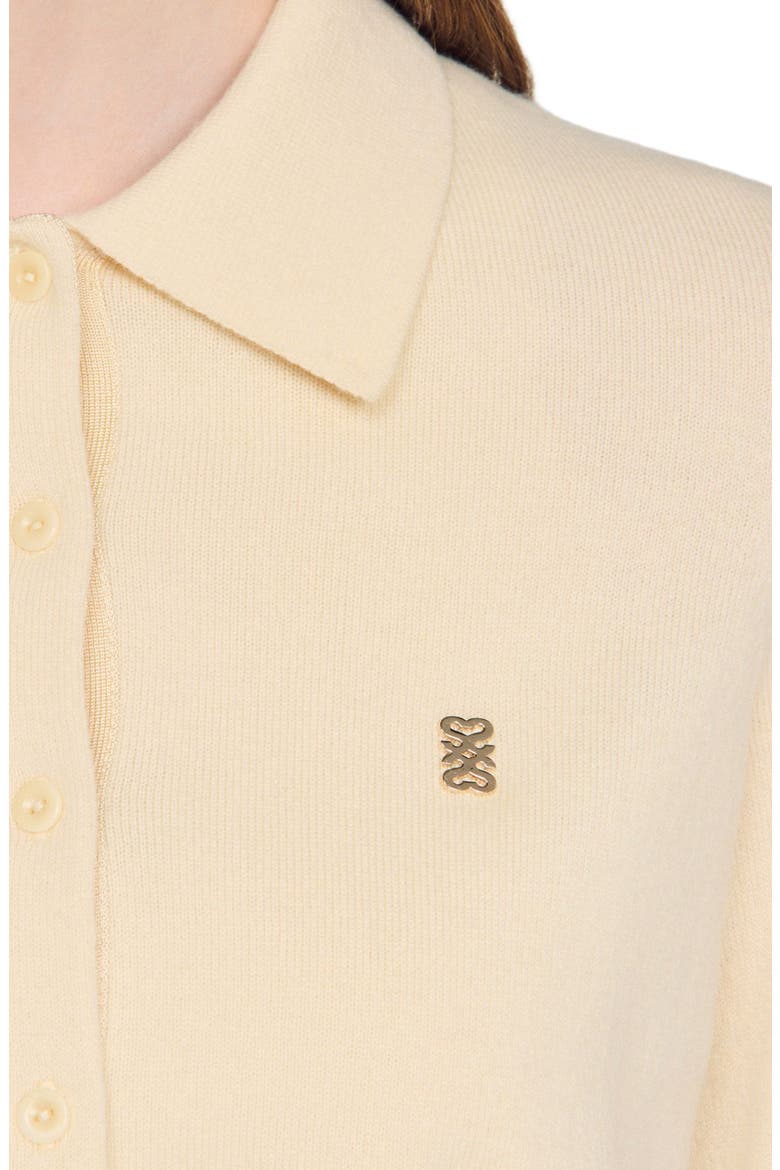 Shirt-collar cardigan, Alternate, color, Vanilla