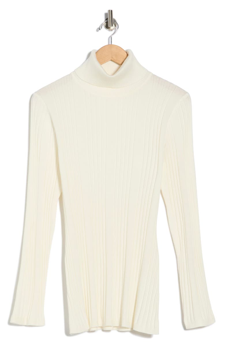 BY DESIGN Yalex Turtleneck Sweater, Alternate, color, Bright White