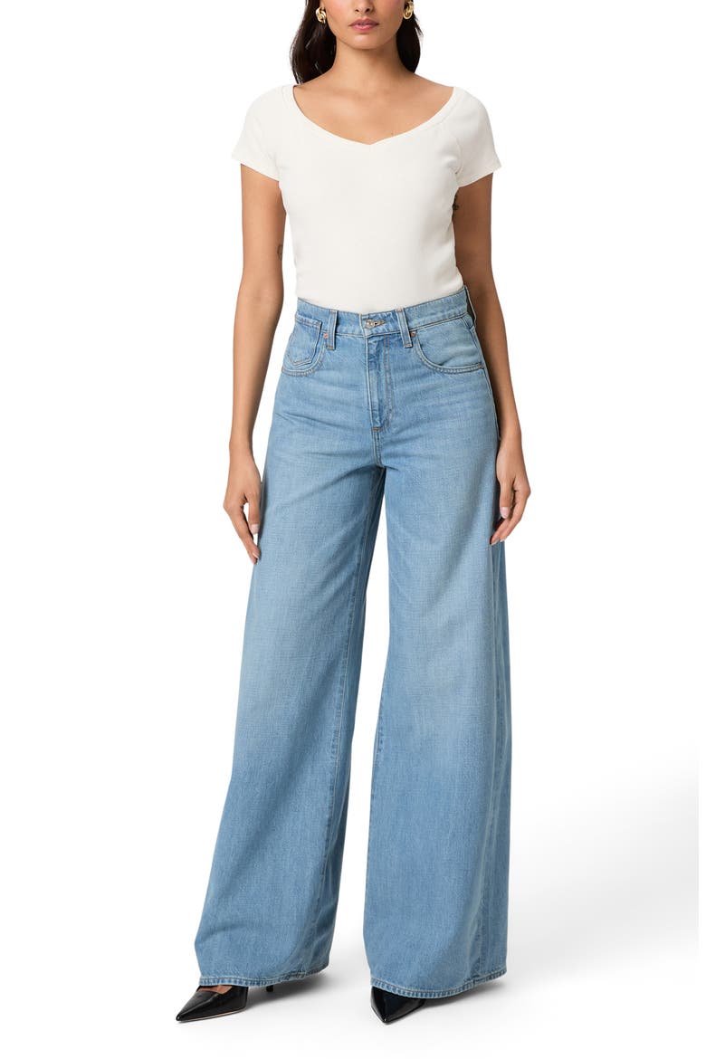 Cameron High Waist Wide Leg Jeans, Alternate, color, FIELDS