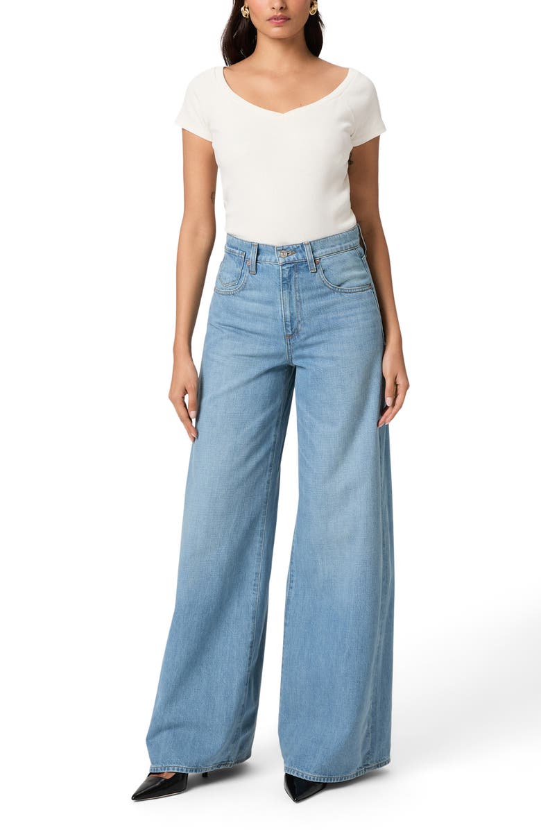 PAIGE Cameron High Waist Wide Leg Jeans, Alternate, color, Fields