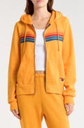 Aviator Nation 5-Stripe Zip Hoodie