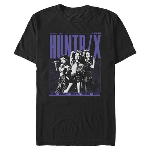 Men's KPop Demon Hunters Huntrix World Tour  Graphic T-Shirt