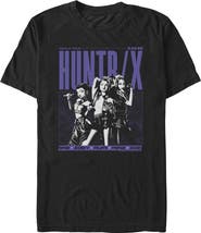 KPop Demon Hunters Men's KPop Demon Hunters Huntrix World Tour  Graphic T-Shirt