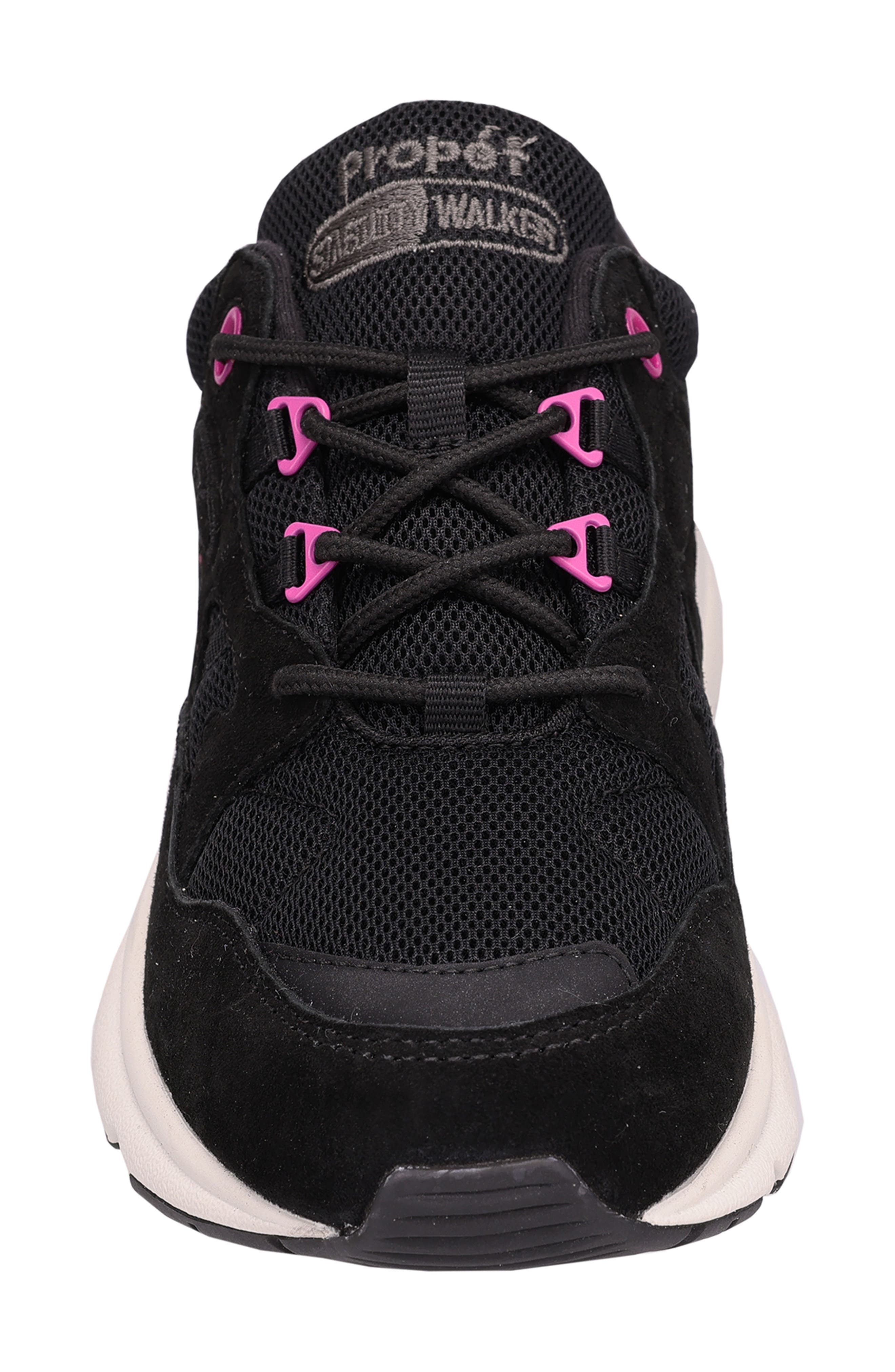 Propét Stability Fusion Sneaker, Alternate, color, Black/ Pink