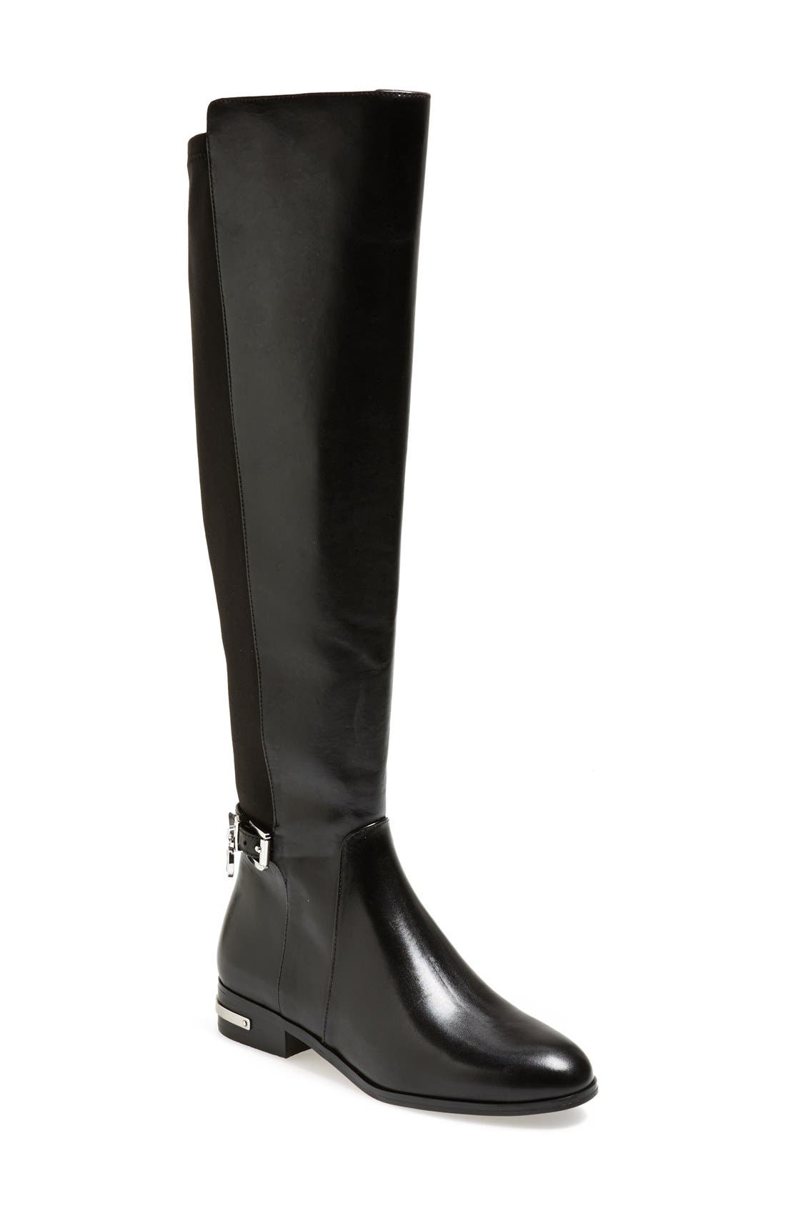 MICHAEL Michael Kors 'Aileen' Leather Boot, Main, color, 