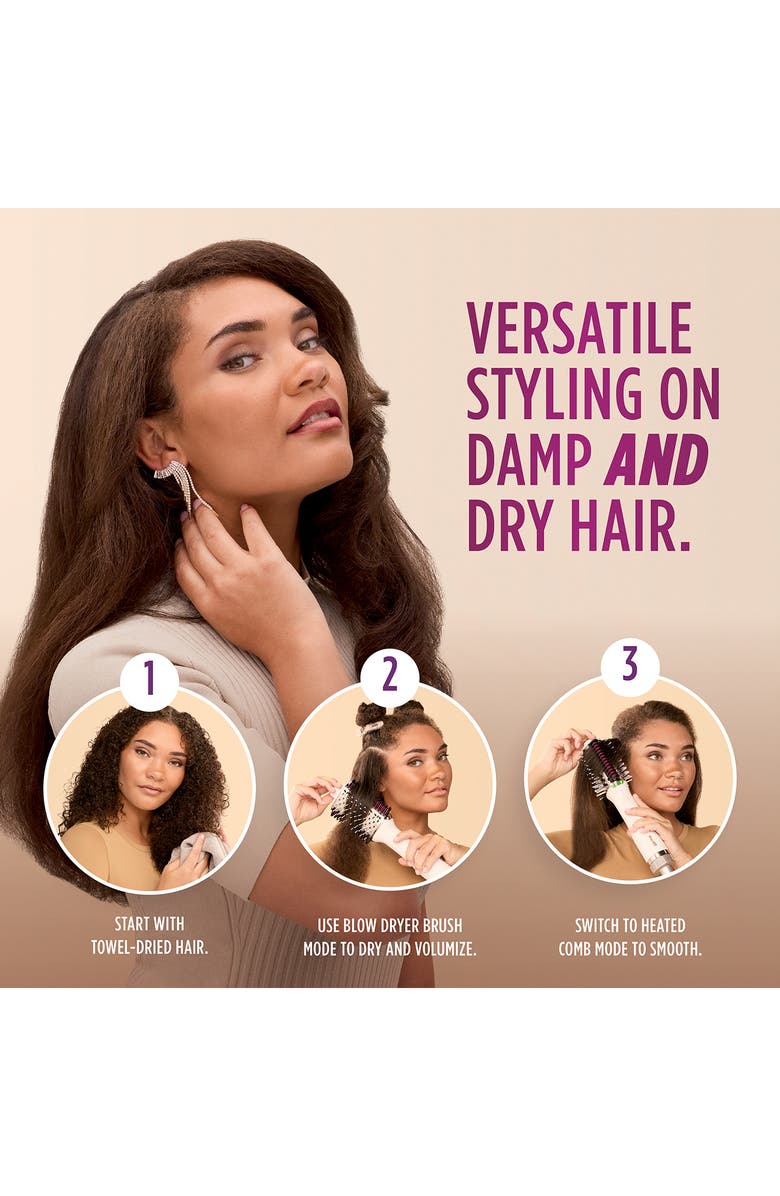 SHARK SmoothStyle Heated Comb & Blow Dryer Brush, Alternate, color, Silk