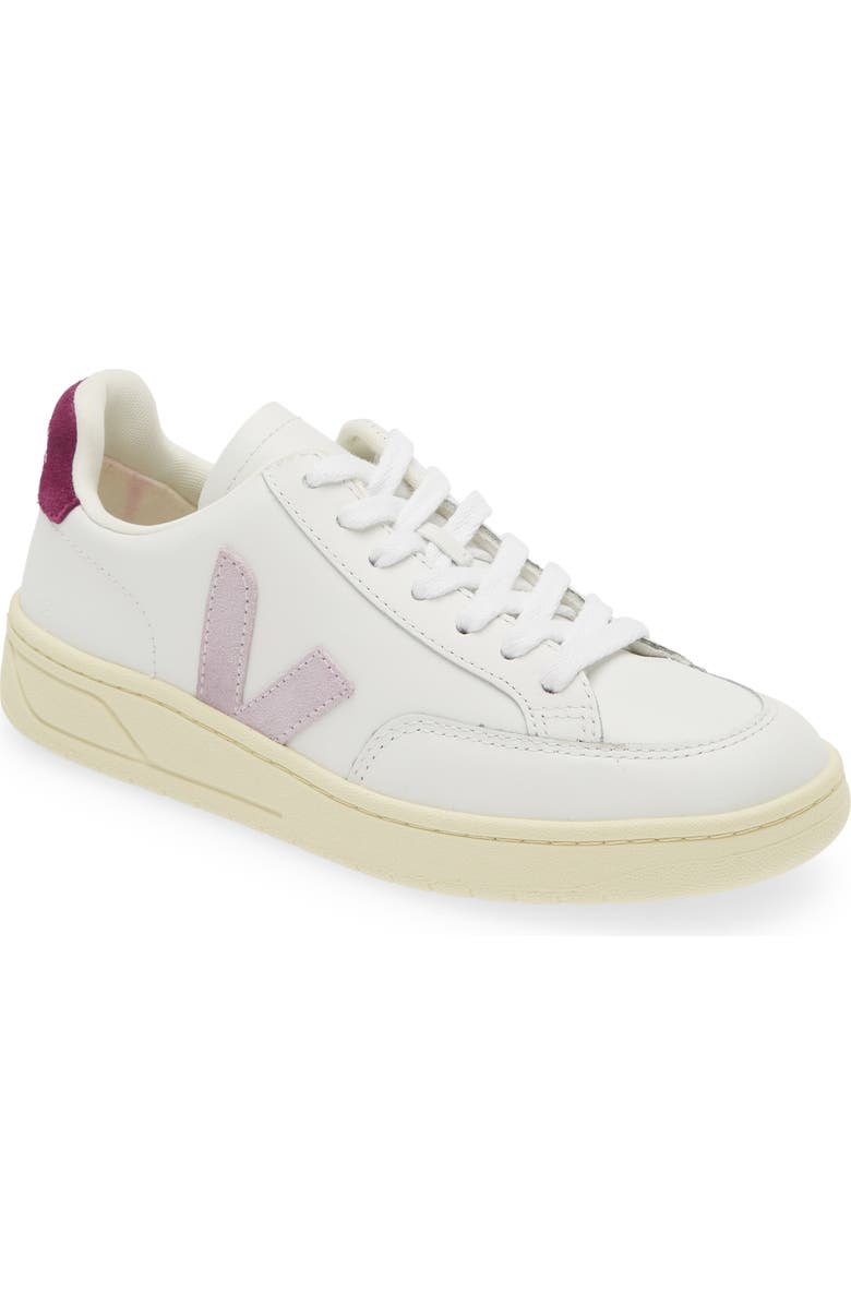 Veja V-12 Sneaker, Main, color, Extra-White Parme Magenta