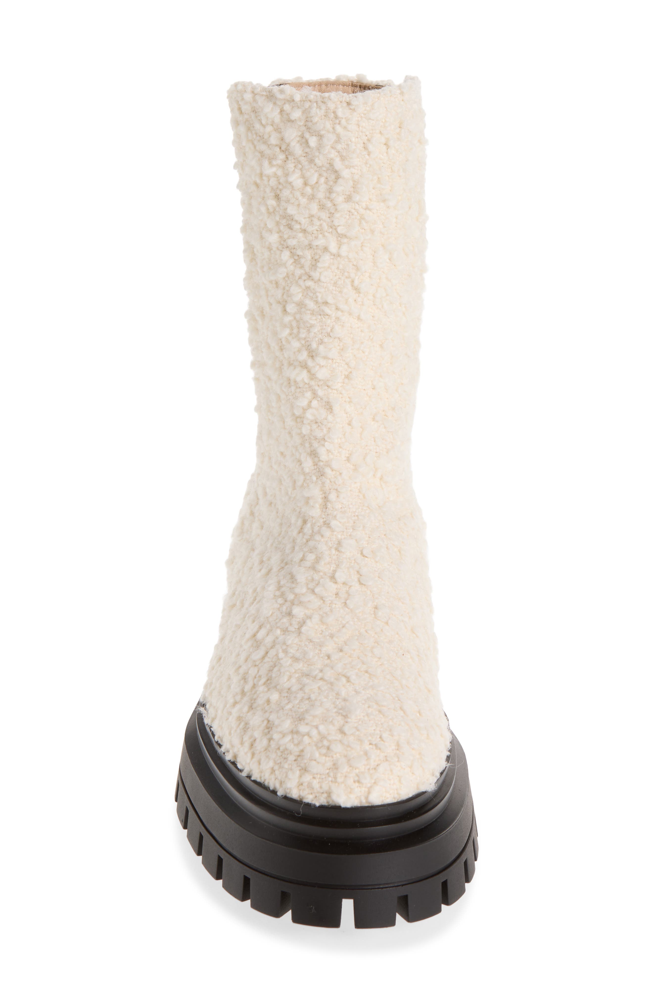 Bedford Faux Shearling Boot, Alternate, color, CREAM.