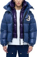 AlphaStyle Kudu Hooded Puffer Down Jacket