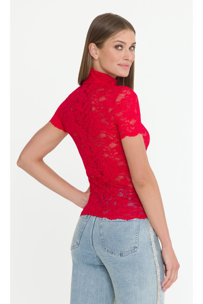 Callen Lace Top, Alternate, color, Scarlet
