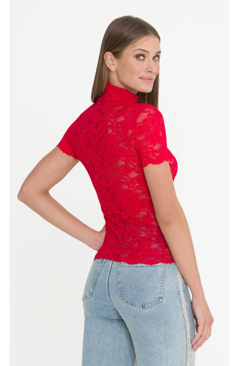 Generation Love Callen Lace Top, Alternate, color, Scarlet