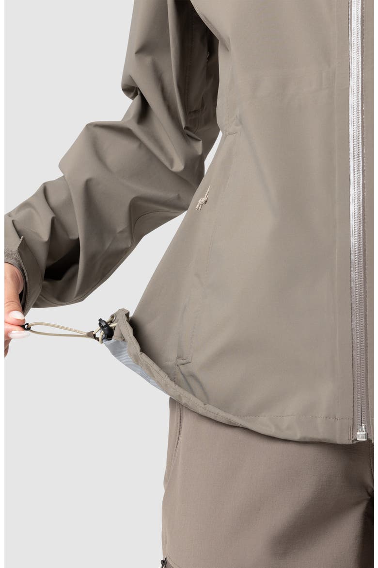 Stratoburst Packable Rain Jacket, Alternate, color, GRAVEL