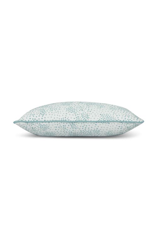 Elaine Smith Speckle Surf With Chenille Dots Indoor & Outdoor Woven Accent Pillow