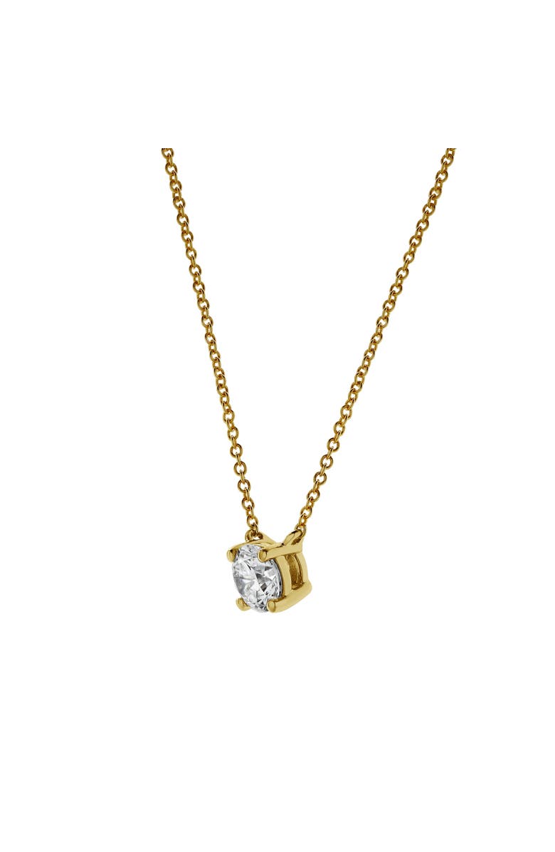 LuvMyJewelry Apollo 14K Yellow Gold Round Lab Grown Diamond Pendant - 0.50 Ctw, Alternate, color, 14K Yellow Gold
