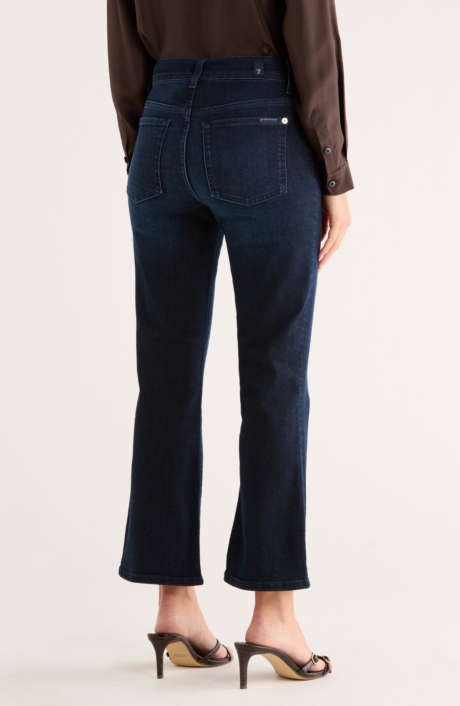 7 For All Mankind Daisy Ankle Crop Bootleg Jeans | Nordstromrack