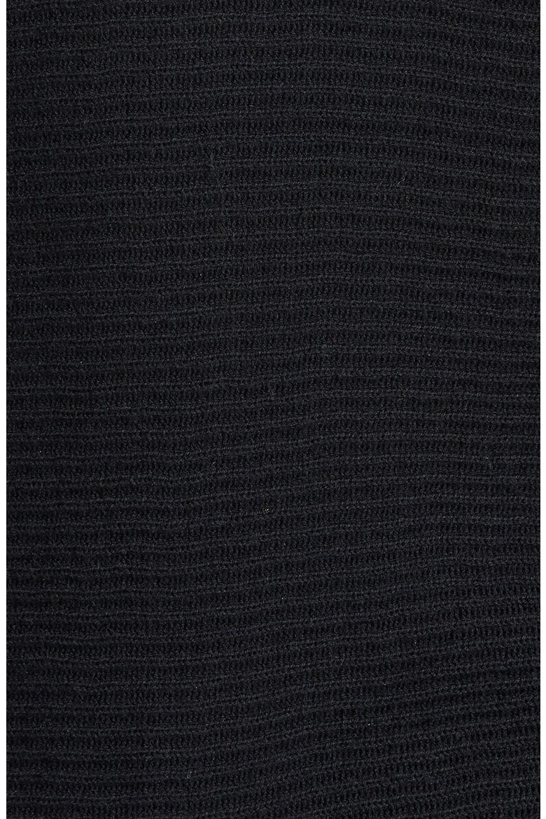 Shirttail Hem Sweater, Alternate, color, BLACK