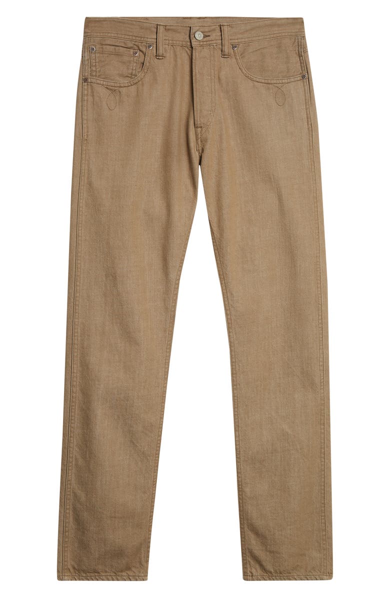 Double RL Slim Fit Jeans, Alternate, color, Medium Brown