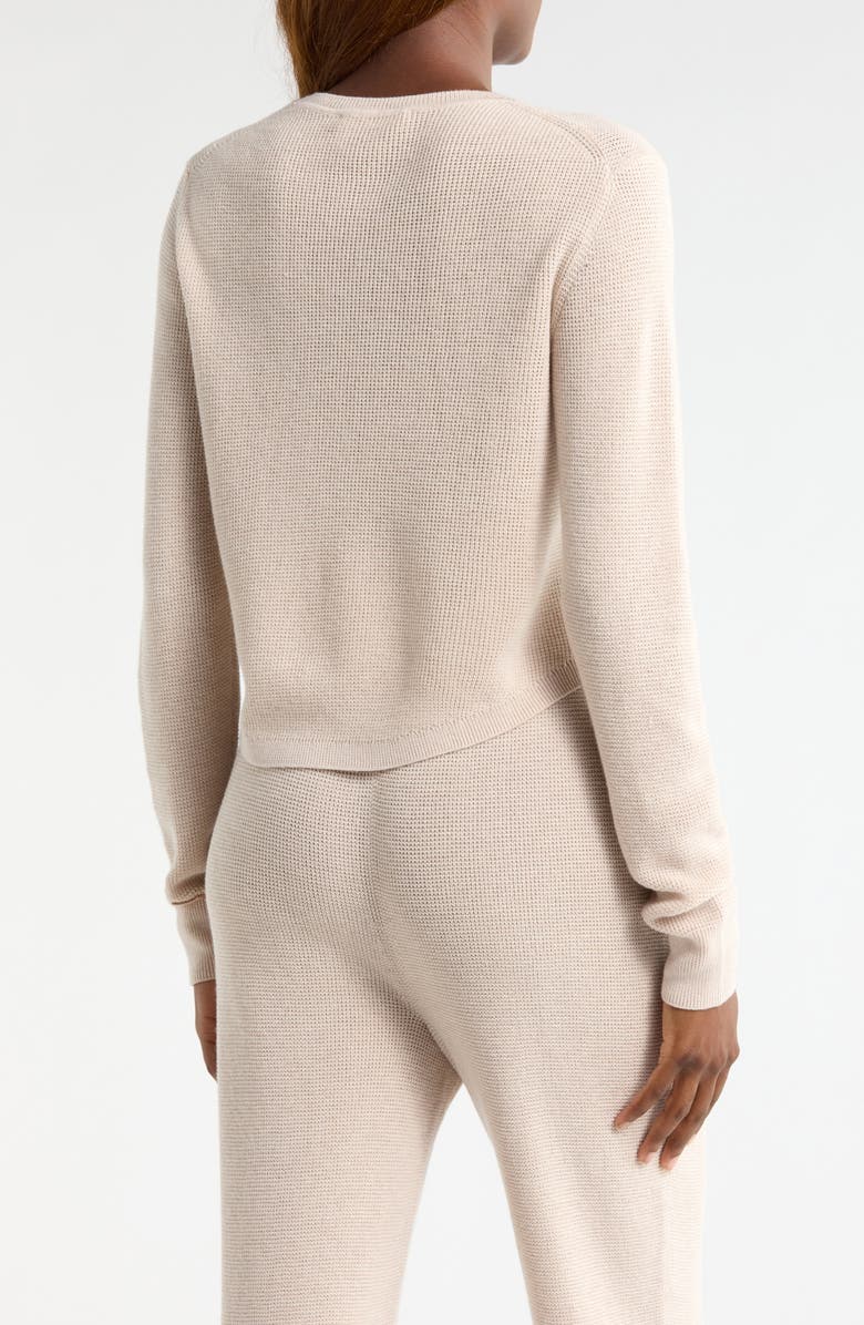 Lunya Silkthermal Knit Crewneck Top, Alternate, color, Morning Oat Heather