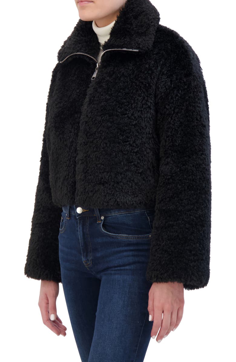 Rebecca Minkoff Faux Fur Short Jacket, Alternate, color, 
