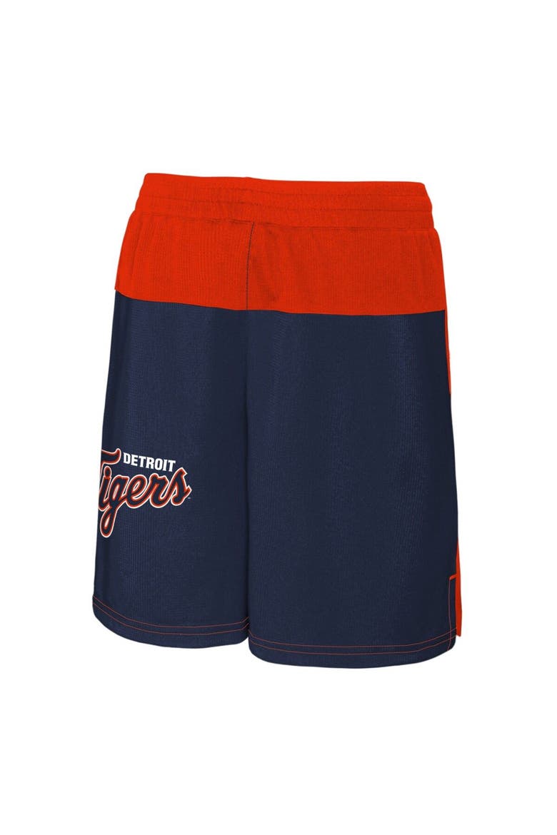 Youth Orange Detroit Tigers 7th Inning Stretch Shorts, Alternate, color, Orange