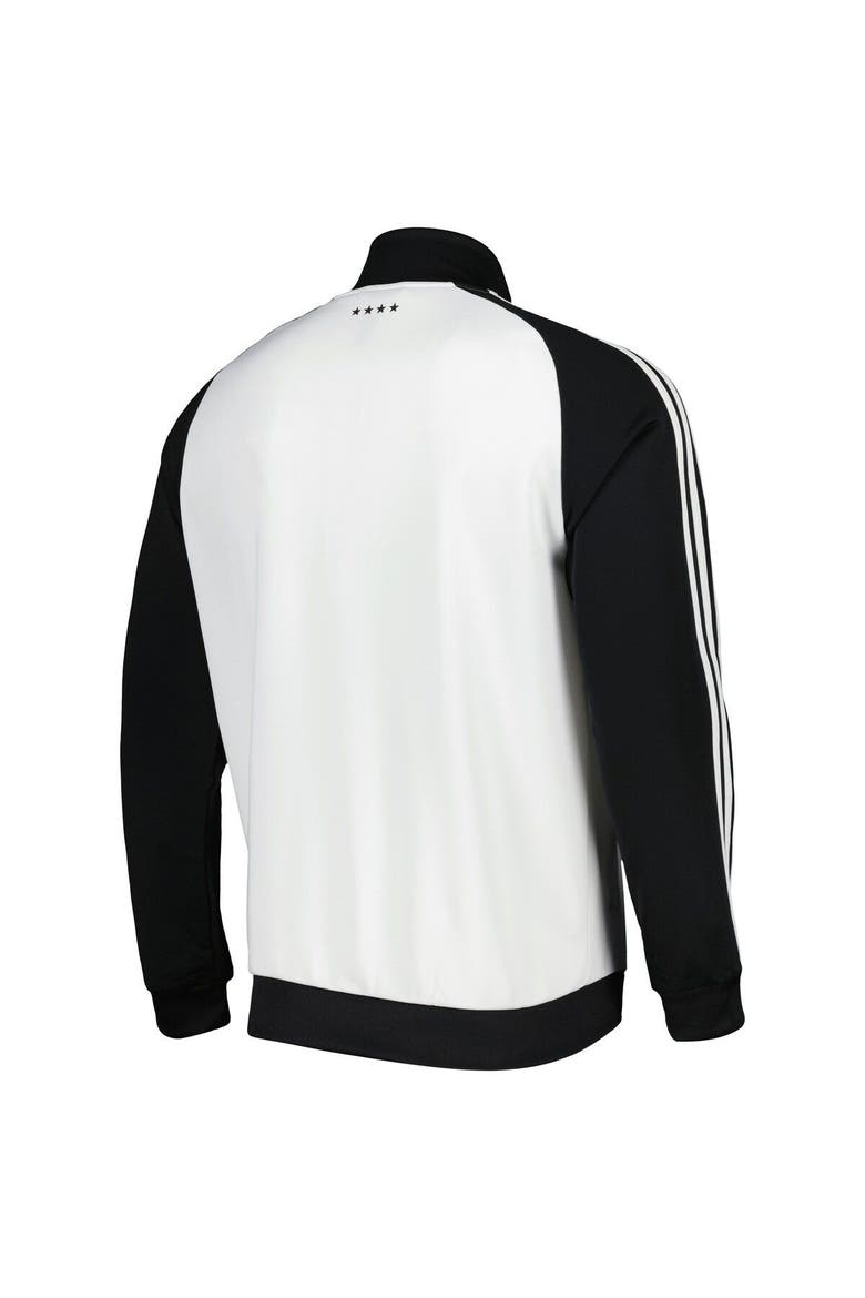 adidas Men's adidas Black/White Germany National Team DNA Full-Zip ...