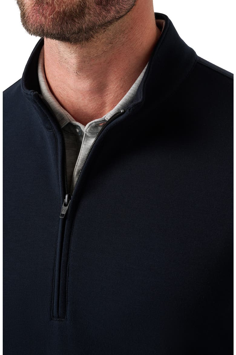 Fibercloud Quarter Zip Sweatshirt, Alternate, color, BLACK