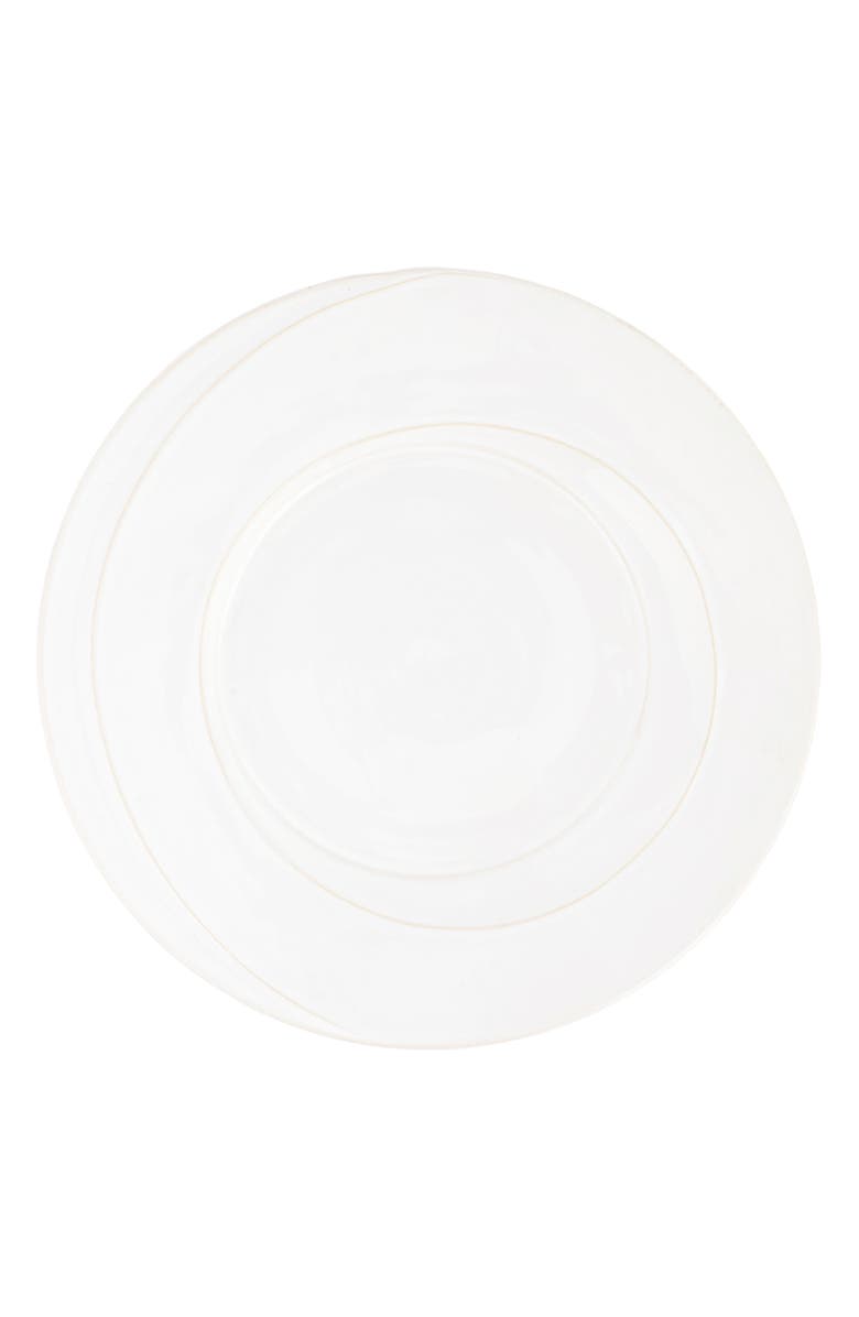 VIETRI Luna Dinner Plate, Main, color, White