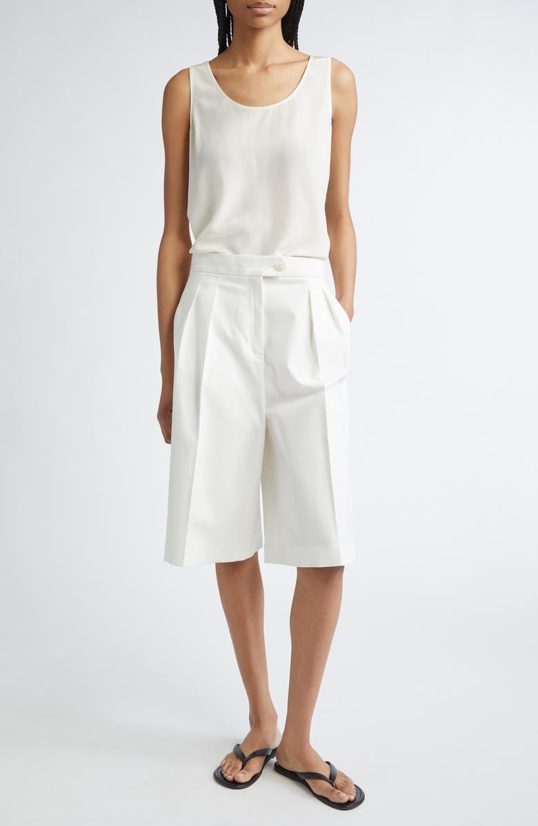 PARTOW Eliana Silk Crêpe de Chine Tank, Alternate, color, Ivory