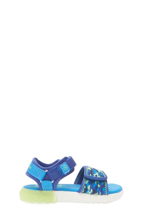 Stride Rite Kids' Kitt Light-up Sandal In Blue