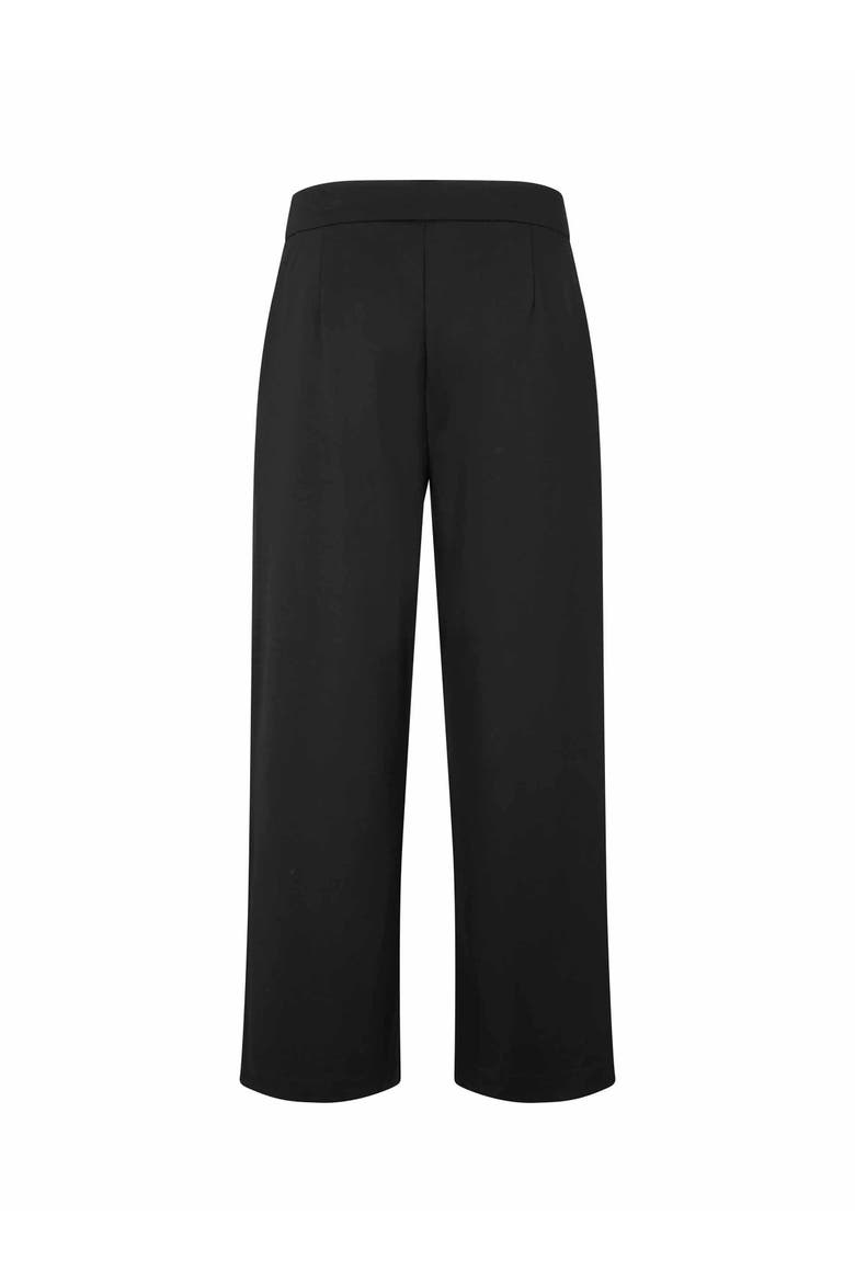 MaPaxora Cropped Wide Leg Pants, Alternate, color, Black