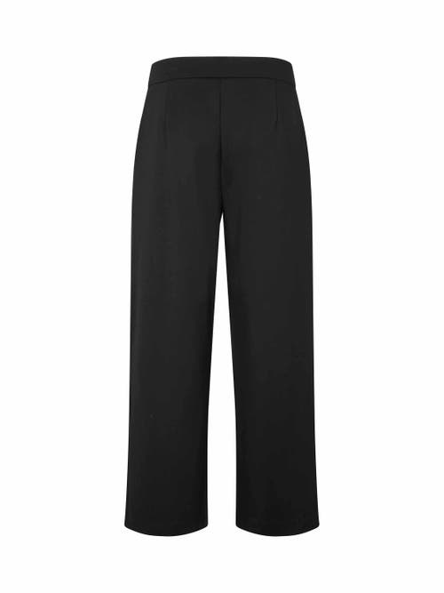 Masai Copenhagen Mapaxora Cropped Wide Leg Pants In Black