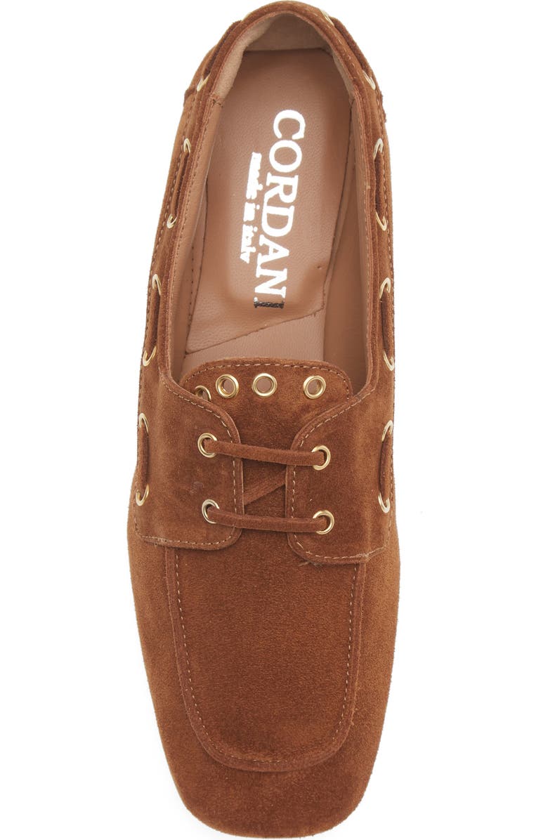 Cordani Andee Boat Shoe, Alternate, color, Cuoio Suede