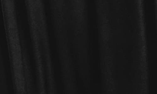 City Chic Davina Puff Sleeve Tie Waist Midi Dress In Black