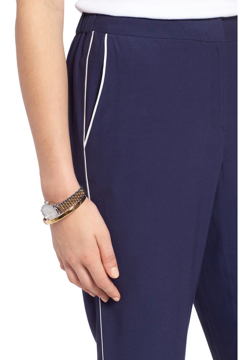 Ankle Pajama Pants, Alternate, color, NAVY PEACOAT