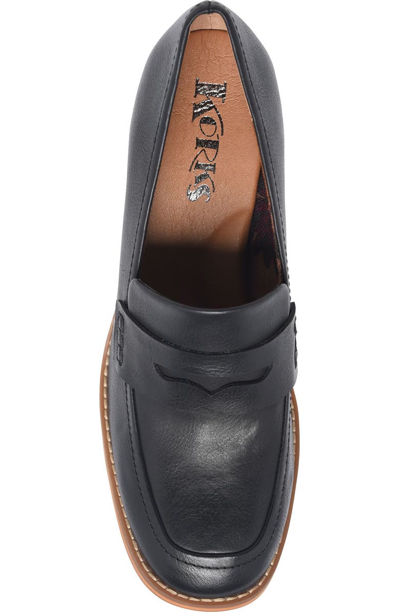 KORKS Cicely Loafer, Alternate, color, Black