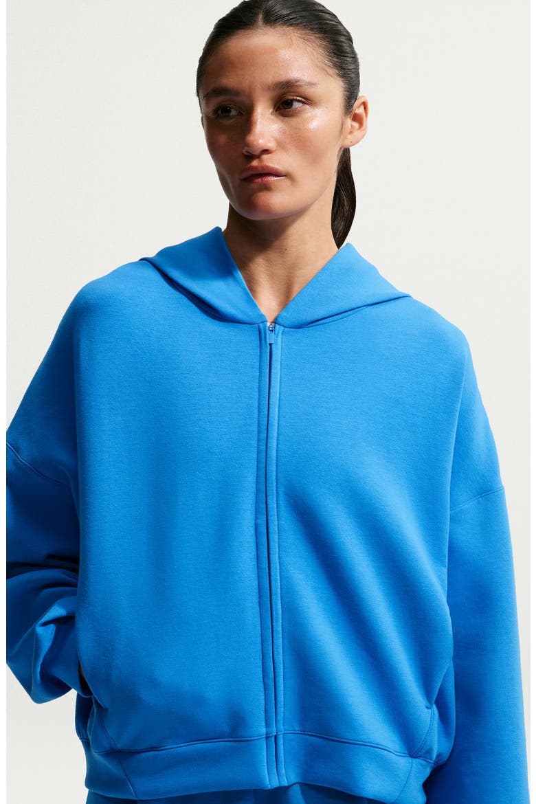 Zip Front Hoodie, Alternate, color, LT PHOTO BLUE/BLACK/BLUE SPARK