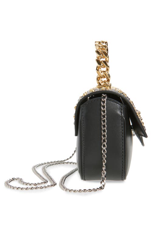 Versace Mini La Medusa Studded Leather Top Handle Bag