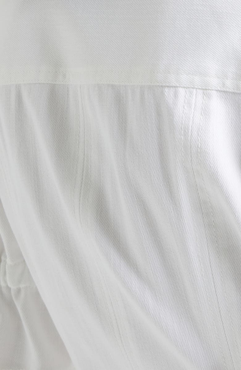 Cinq à Sept Holly Denim Shirtdress, Alternate, color, White